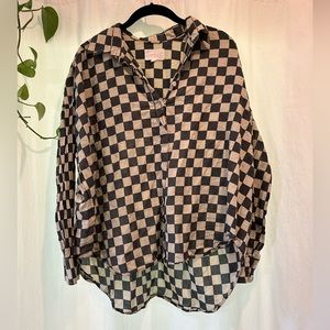 Olympia Etal DC shirt in green check